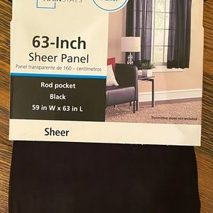 Curtain panels, 63”